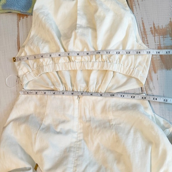 Significant Other Poppy Cut Out Maxi Dress Size US 6 Ivory - Picture 7 of 8